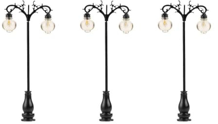 LED-Laterne, Hängeleuchten, warmweiß, 3 Stück