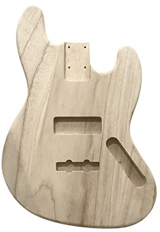 Guitar DIY Kit Polierter Holztyp DIY Gitarrenkörper Ahorn Elektrischer Ahorn Gitarrenfasskörper Für DIY E-Bass-Gitarrenzubehör
