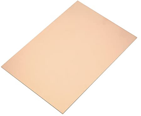 YOKIVE 4pz PCB Scheda Rame Rivestita, FR4 Singola Faccia Schede Circuito Vuote, Ottimo per Elettronica Hobby, Incisione, Circuito Progetti (200mmx150mmx1.2mm)