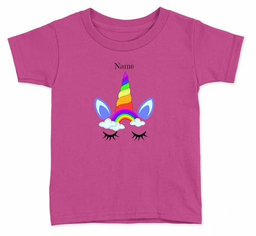 Personalisiertes Bügelbild Einhorn für einen Besonderen Menschen in Ihrem Leben zum selber Aufbügeln mit Wunsch Namen Text Mädchen Junge UNISEX Transfer Geburtstag Geschenk Große Schwester