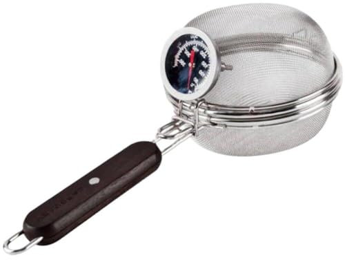 Lpitoy Kaffeebohnenröster-Werkzeug Für Zu Hause – Tragbares, Handliches Kaffeeröster-netzpfannenwerkzeug Aus Edelstahl Thermometer Zum Backen Von Kaffeebohnen Zu Hause Und Im Freien