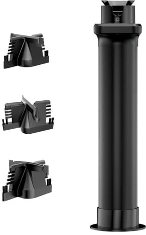 Elektrischer Siebträgerreiniger - Automatisches Kaffee-Reinigungswerkzeug mit 3 Bürstenköpfen, Bodenreiniger-Maschine, tragbare Installation und Demontage