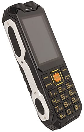 Gugxiom Senioren-Handy, 2,6-Zoll-HD-Bildschirm, Stereo-Sound, Kurzwahl, 3 Verteidigungen, Lange Akkulaufzeit, Entsperrtes Mobiltelefon mit Großen Lautsprechern für ältere Menschen (Black)