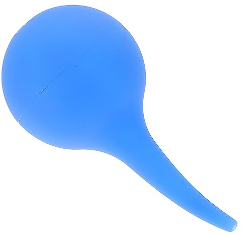 IWOWHERO Ohrreinigungsbirne aus Gummi 75ml Blau Ohrendusche Erwachsene für Sanfte Ohrreinigung Bessere Kontrolle und Weniger Gewebereizung