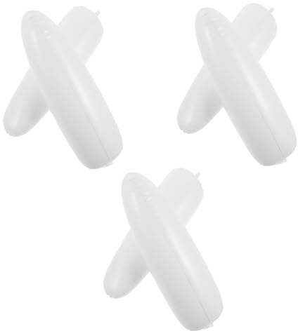 3 Pairs Inflatable Boot Brace Boot Trees Inflatable Tall Boot Support Accessory Long Boots Stand Holder Boot Shaper Inserts Boots Support Long Boot Shaper Boot Keeper Pvc White
