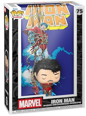 Funko POP! Comic Cover: Marvel - Iron Man '68 | Offizielles Owned IP Merch - Vinyl Sammelfigur als Regal Deko - Geschenkidee zum Geburtstag für Fans und Sammler