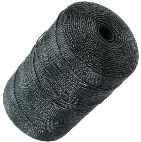 HOMSFOU Multi-use Nylon Twine Fishing Line Shrimp Net Repair Rope Strong 18-strand Nylon Rope Roll for Fishing Nets and Crab Pots