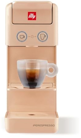 Illy Macchina Del Caffe Capsule Iperespresso Espresso Coffee Y3.3 Arancione Pastello Più 14 Capsule