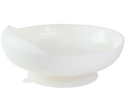 identités, Assiette À Rebord Sur Ventouse, Rebord Incurvé, Stabilité Accrue, Polypropylène Et Caoutchouc Antidérapant, Diamètre 19 cm, Hauteur 5 à 7cm
