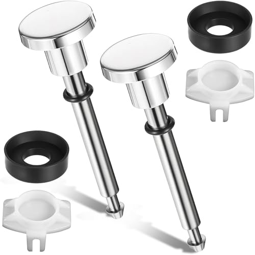 Pack of 2 Bathtubs Diverter Repair Set Complete Replacement Set Includes Valves Seal Gate for Leakproof Faucet Stainless Steel Diverter Gate