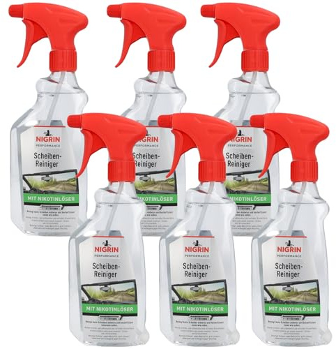 6x Performance Scheiben-Reiniger mit Nikotinlöser 500ml