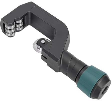 Greensen Cortador de Tubos Manual, Rueda de Acero de Aleación, Ideal para Tubos de PVC de Latón y Cobre de 5 a 50 Mm para HVAC y Reparaciones de Vehículos