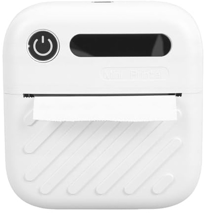 Marhynchus Stampante per Etichette Bluetooth, Tecnologia Termica Senza Inchiostro, Design Portatile per l'ufficio Domestico e l'organizzazione Scolastica