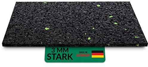 48 Stück 3 mm 50 x 100 mm Terrassenpad, Terrassenpads aus Gummi – Unterlagepads für die Unterkonstruktion ihrer Terrassen Balkon oder Gartenhütte