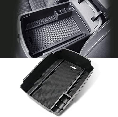 YEE PIN Mittelkonsole Sportage QL4 (Automatic Transmission) 2016-2020 2021 Handschuhfach für Armlehne Organizer Aufbewahrungsbox Mit Rutschfestermatte Autozubehör