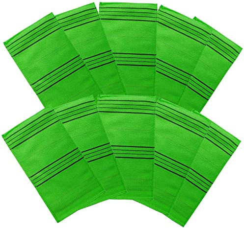 Korean Asian Exfoliating Bath Washcloth Towel (Large - 10 pcs) GOLDSANGSA