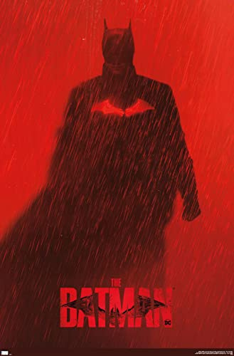 Trends International DC Comics Movie The Batman - Batman Teaser One Sheet Wall Poster, 22.375 x 34, Unframed Version