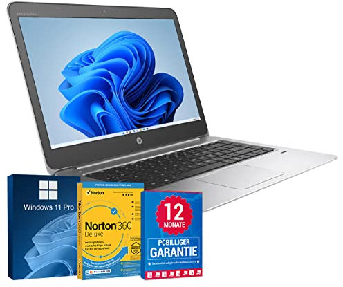 HP EliteBook Folio 1040 G3 14 Zoll Laptop Intel Core i5-6300U@ bis zu 3 GHz 8 GB 256 GB SSD mit Windows 11 Pro & GRATIS Antiviren-Software inkl. 12 Monate (Generalüberholt), PCB2-334991592