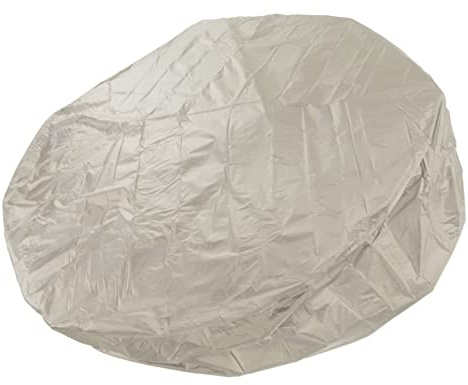 Cubierta Redonda para Bañera, Cubiertas para SPA Al Aire Libre, Cubiertas para Muebles de Exterior, Cubierta para Dosel para Exteriores, Cubierta Protectora Redonda para Piscina (Color Beige)