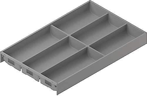 BLUM AMBIA-LINE Besteckeinsatz NL500mm,B300mm, Stahl indiumgrau