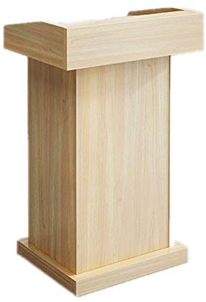 Rednerpult Podium Tisch Hosting Rezeption Schreibtisch Präsentation Podium Rednerpult aus Holz Rednerpult sprechende Kirche für Restaurant Hochzeit (B wie abgebildet)