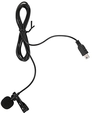 Microphone USB, Micro avec Pince Mini Microphone Externe Stéréo USB Micro Professionnel Microphone Cravate USB, avec Pince pour Hero 3/3+/4