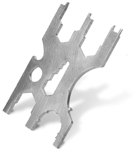 Atemregler Werkzeug – Tauch-Multitool aus Edelstahl 316, rostfrei, kompakt & leicht, multifunktional für Reglerwartung & Tauchausrüstung