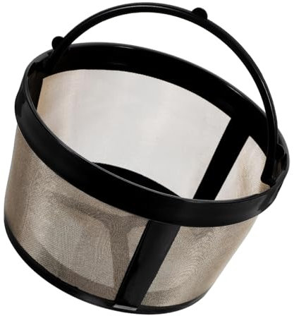 Gadpiparty Filtro De Café Reutilizable Negro De Malla Fina Para Cafetera Compatible Múltiples Fácil De Limpiar Adecuado Para Uso Doméstico