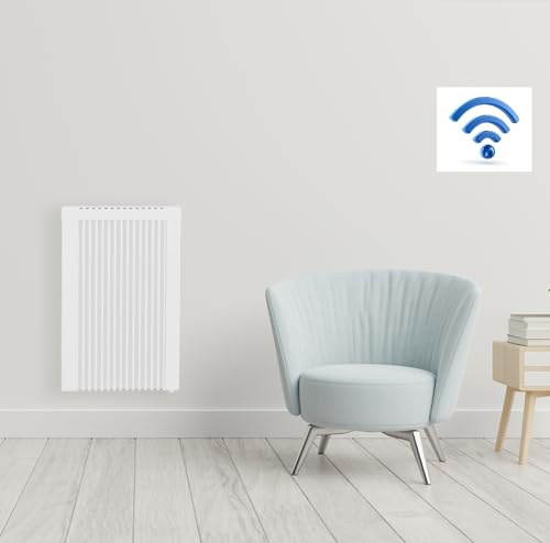 anapont Premium Elektroheizung mit Schamotte-Speicher | Elektrischer Heizkörper mit Thermostat | App-Steuerung | Flächenspeicherheizung | 650 Watt | 630 × 380 mm | Made in Germany