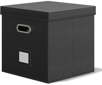 Dateiboxen Speicher - Speicherspeicherfeld | DVD Storage Organizer | Stapelbare wasserdichte Aufzeichnungen Kisten mit Deckel | Home Organization for Collection Display Musikstudio Versand Travel Fami