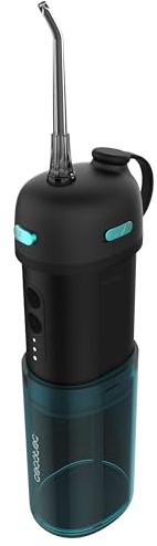 Cecotec Reise-Munddusche Compact und Leicht ToothCare Jet Clean Splash. Dental-Irrigator mit 3 Modi, 8 Intensitäten, 150ml Kapazität, IPX7, Inklusive 3 Austauschdüsen