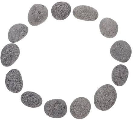 TOBBOMEY Sacco Pietre Laviche Vulcaniche Riutilizzabili per Braciere Esterno e Interno Rocce Decorative per Paesaggistica e Barbecue Gas