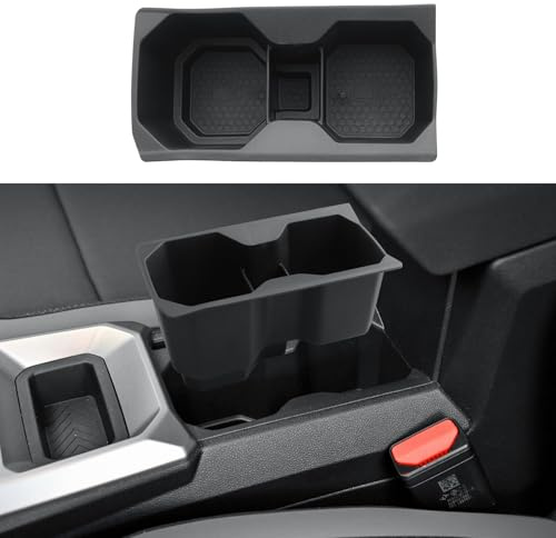 ECOZEN Dacia Duster 3 2024-2026 Portabevande auto Portabicchieri console centrale in TPE con cuscinetto antiscivolo Scatola di Controllo Centrale