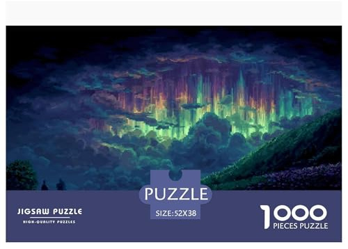 Forêt enchantée Puzzles 1000 Pièces Jeu De Défi Jouet Adultes Et Plus De 12 Ans Jeu De Puzzle Défi Éducatif Temps De Famille Cadeau Décoration Maison 52x38cm/1000pcs