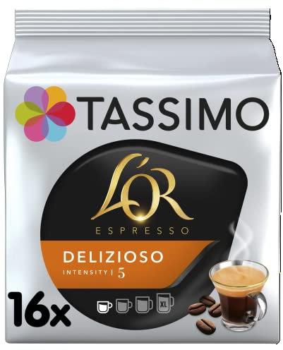 Tassimo L'OR Espresso Delicious Coffee Pods, Pack of 16