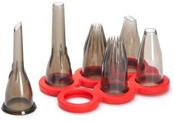 de Buyer-Garnierset : 6 aus Tritan mit Sockel -4150.08, Schwarz