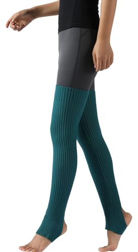 Nanxson Damen Stulpen Lang Winter Gestrickt Legwarmer Gerippt Beinwärmer | Beinstulpen Beinlinge,Frauen Strümpfe,Mädchen Strumpf,Winter Beinwärmer,für 80er Jahre,Party,Tanz,Sport,Yoga,Ballett