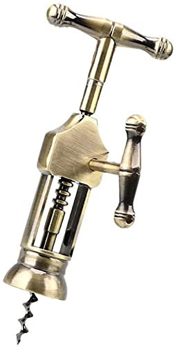 LSDRALOBPOI Tire Bouchon Ouvre Bouteille Ouvre-Bouteille en liège Ouvre-Bouteille Gadgets Crémaillère Pignon Tire-Bouchon Bar Outils Style Vintage 1020(Size:Style 1)