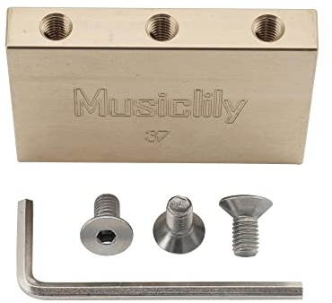 Musiclily Ultra 37mm Solid Mässing Tremolo Block för Floyd Rose Locking Tremolo Stall Elgitarr