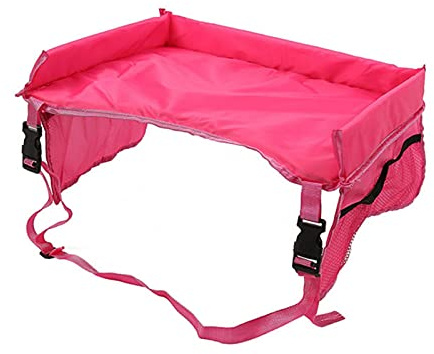 Blue Fish Kinder Reisetisch Kindersitz Spiel - Knietablett Auto Kindertisch | Kindersitz Reisetisch Lernspielzeug Mit Netztaschen | Kinder Tray Spiel Und Esstisch Spieltisch Für Hause Reise