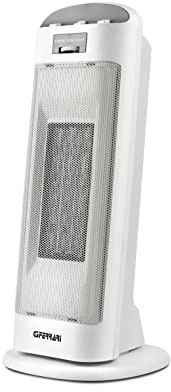 G3 Ferrari G60023 Calentador de ventilador de cerámica con torre, 2000 vatios, 2 potencias, color blanco