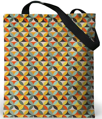 Loxato Tote Bag mit Reißverschluss - Aesthetic Tasche - Samtgewebe Velluto - Stofftasche Damen mit Reißverschluss Groß B37 H42 cm - Jutebeutel Bedruckt - Beuteltasche Damen - Stoffbeutel Aesthetic