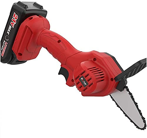 Motosega a Motosega, Motosega Portatile Leggera, Mini Motosega Elettrica da 4 Pollici con Batteria, Motosega a Batteria per Taglio di Potatura di Rami di Cespugli da Giardino (Size : 1PCS Battery