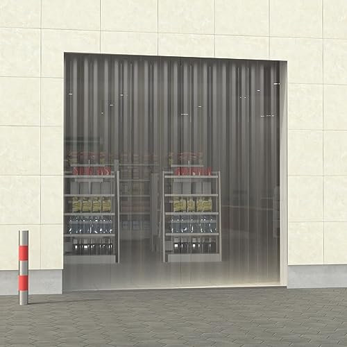 SKM Streifenvorhang Rolle PVC 3 mm x 300 mm 25 m, Weight: 25.5 kg, 288282