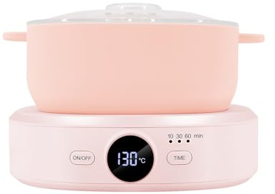 Wax Warmer Hair Removal, Adjustable Temperature, Digital Display Professional Hot Wax Warmer Pot with Silicone Bowl, Timer setting
