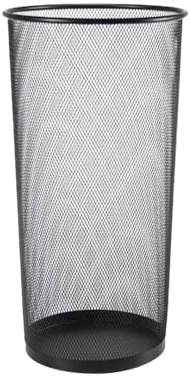 MA MAISON Portaombrelli in Filo di Metallo: 26x50 cm, Colore Nero, Design Moderno e Salvaspazio per Tenere in Ordine con Stile