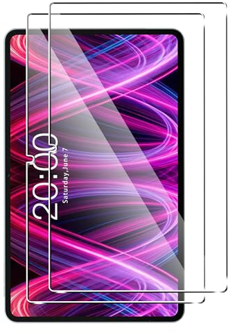 zZjoOoj Schutzfolie Kompatibel mit TECLAST T60 Plus/T60AI/DOOGEE T36/Blackview Mega 2/ODEA A12 für Panzerglas,2 Stück 9H Härte Schutzglas, Anti-Bläschen Panzer Schutz Glas,HD Clear