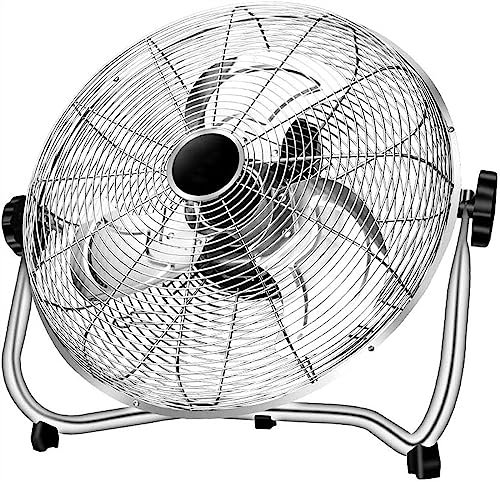 SFNIOKFG Adjustable Floor Fan, Floor Wall Fan, High Velocity Cold Air Circulator, High Velocity Heavy Duty Floor Fan, for Industrial, Commercial, Residential, And Greenhouse Use (Size : 18 inch)