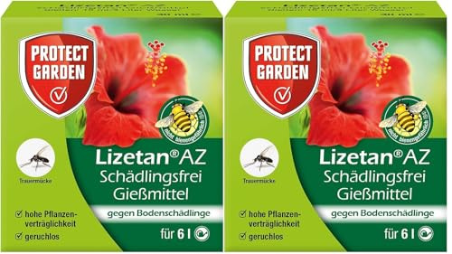 2 X 30ml Lizetan AZ Schädlingsfrei Gießmittel