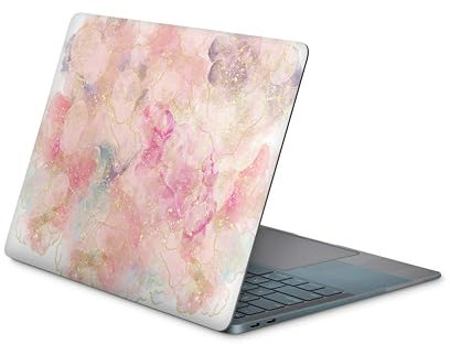 Skins4u Laptop Aufkleber, Notebook Skin Schutzfolie, Seidenmatt, Kratzfest, Blasenfrei, Selbstklenend Vinylfolie Rückstandslos Entfernbar 10 bis 17 Zoll Laptops (Deluxe Pink, 42,0 x 30,0cm)